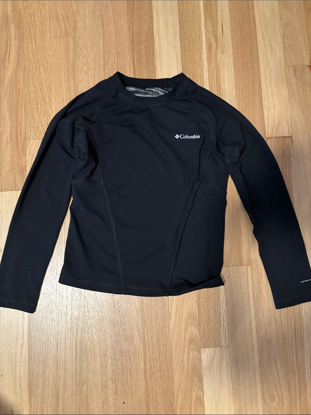 Columbia Black Mesh-Lined Active Top warming